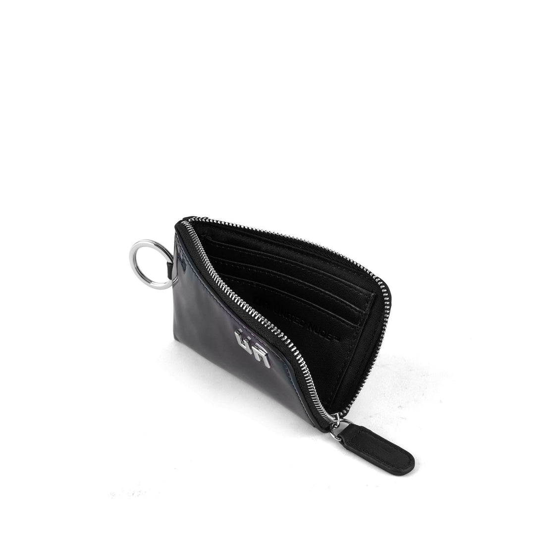 coin wallet black iridescent 3 open