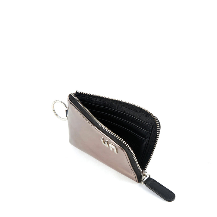 coin wallet gun metal 3 open