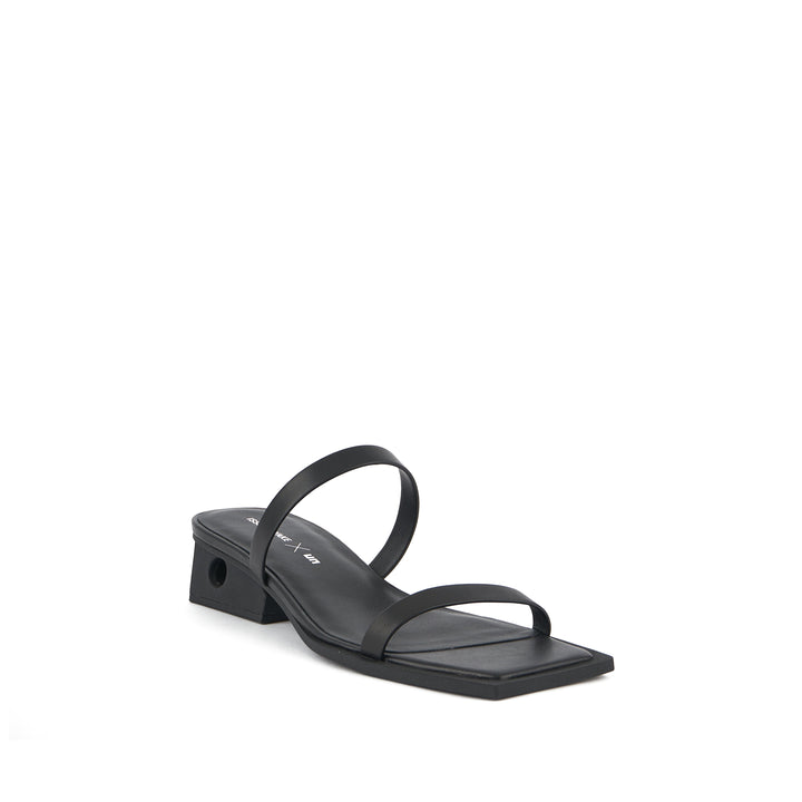 block sandal black angle out view