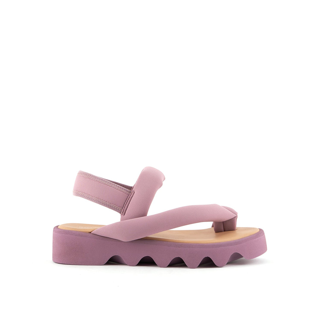 bounce sandal lilac chalk outside view