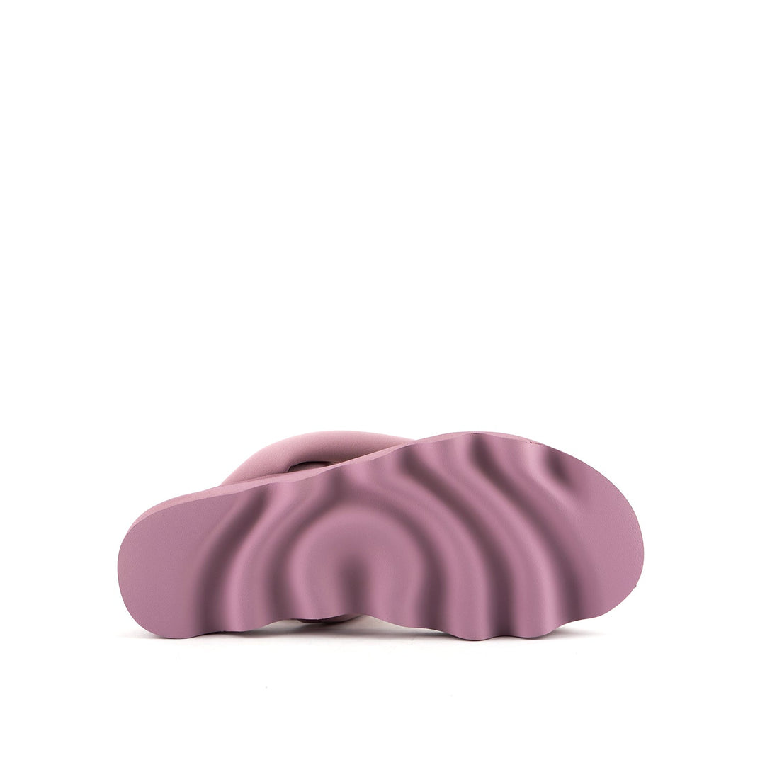 bounce sandal lilac chalk bottom view