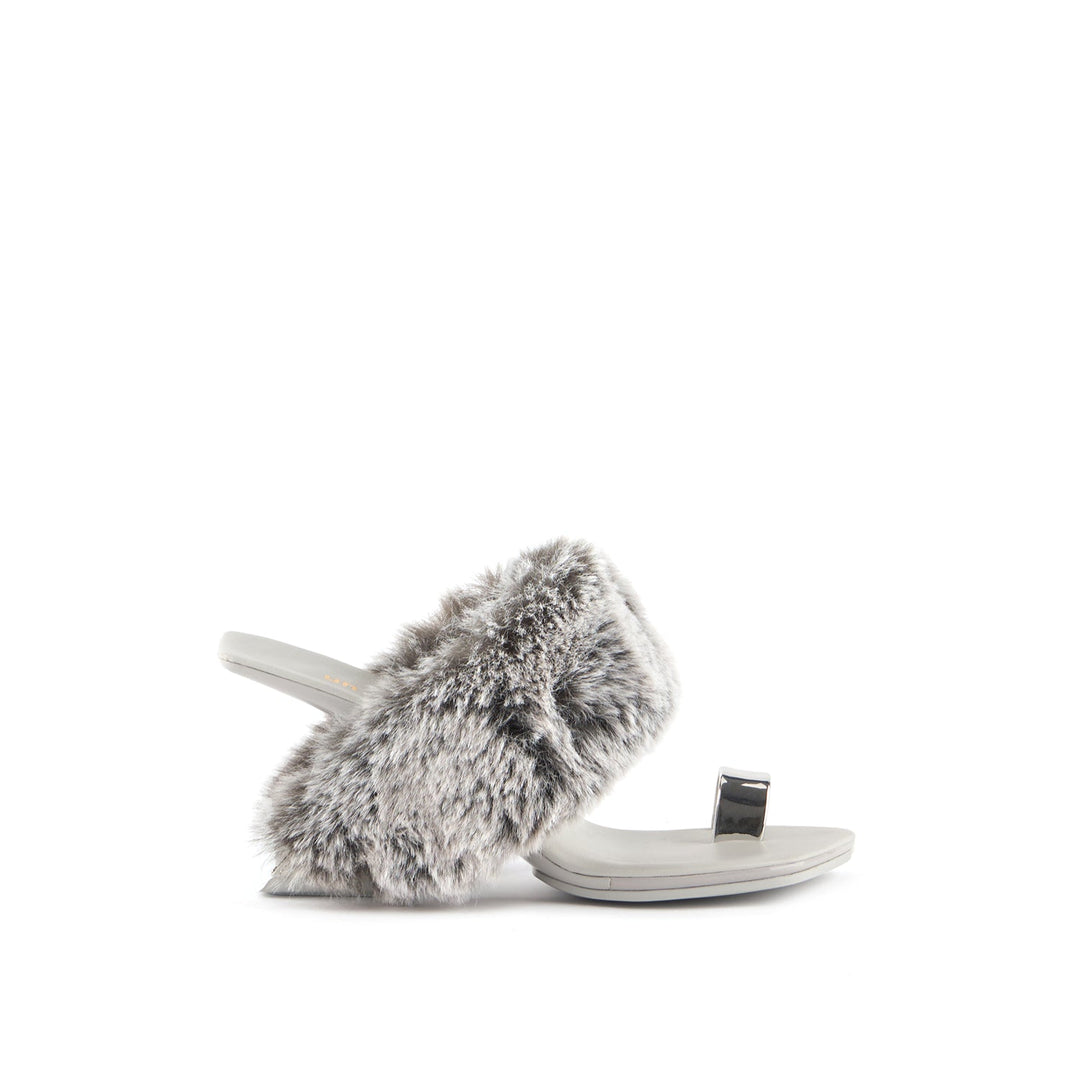 loop toe teddy silver digital mist outside view