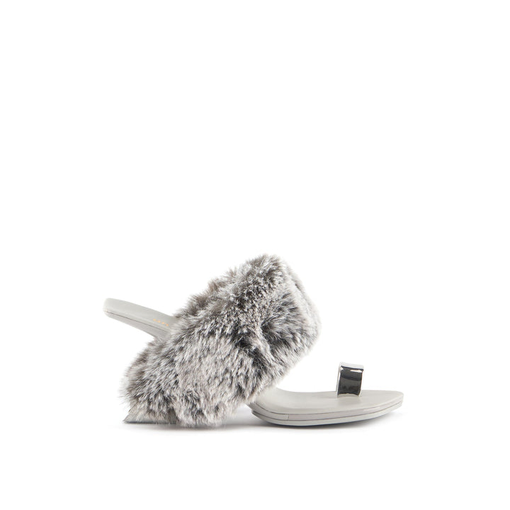 loop toe teddy silver digital mist outside view