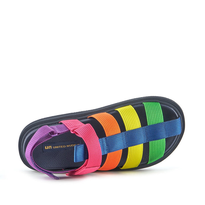 roma mens rainbow top view