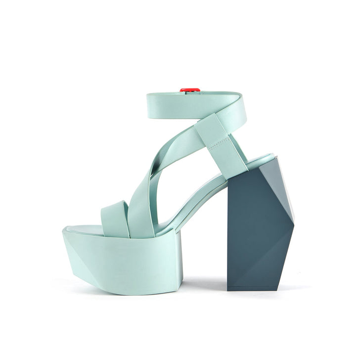 stage sandal fresh mint inside view