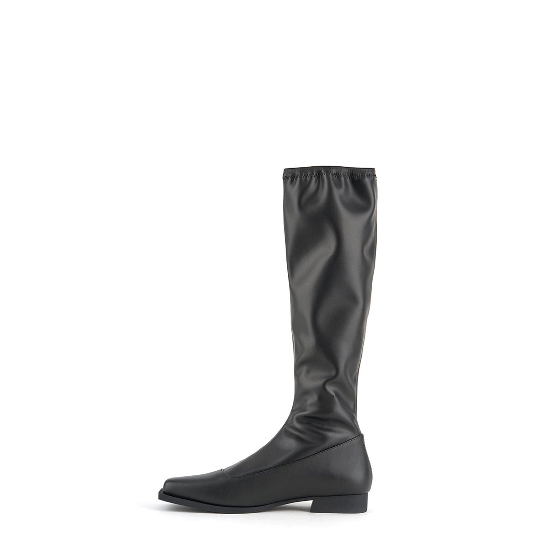 stem long boot black inside view