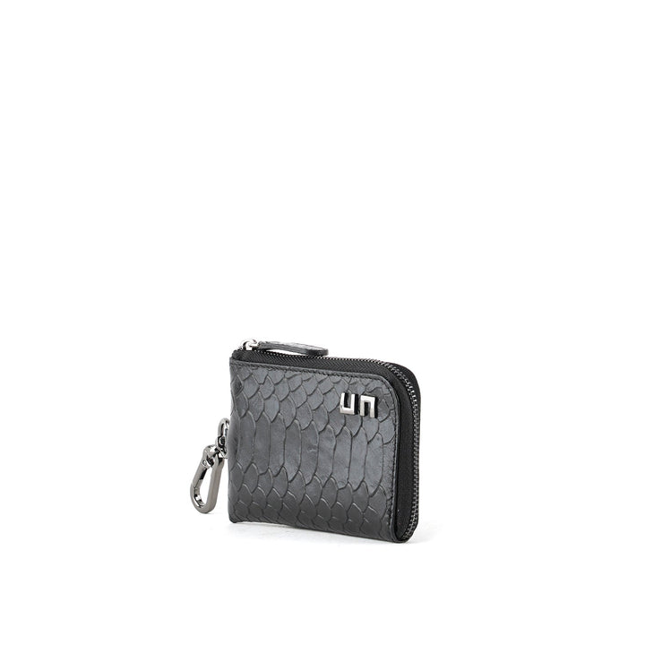 Coin wallet black angle 1 outside view