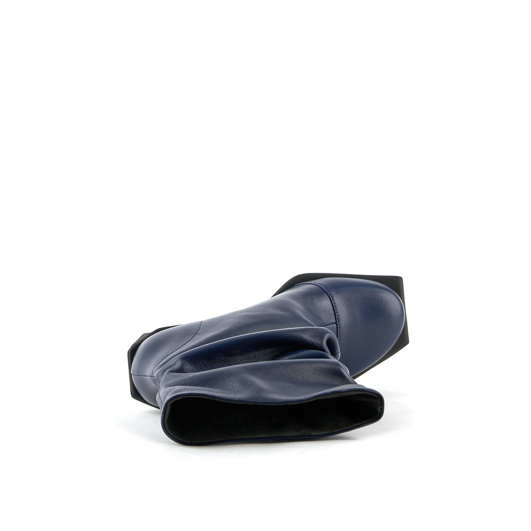 boulder slouch boot midnight blue 5 top view