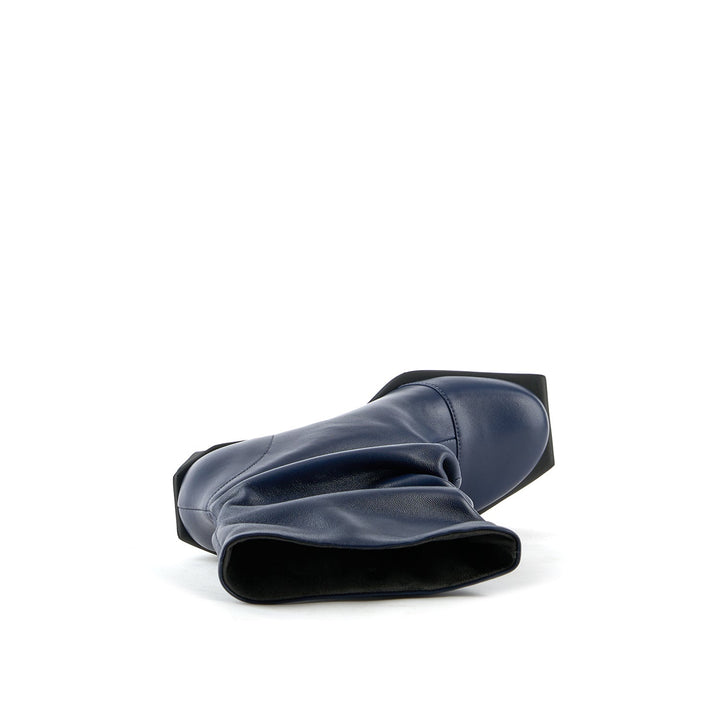 boulder slouch boot midnight blue 5 top view