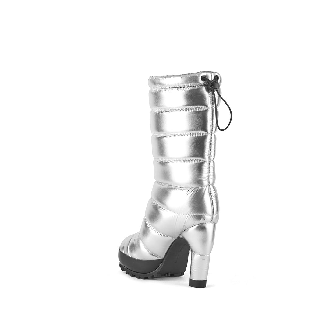 bubble boot hi silver 4 angle in view