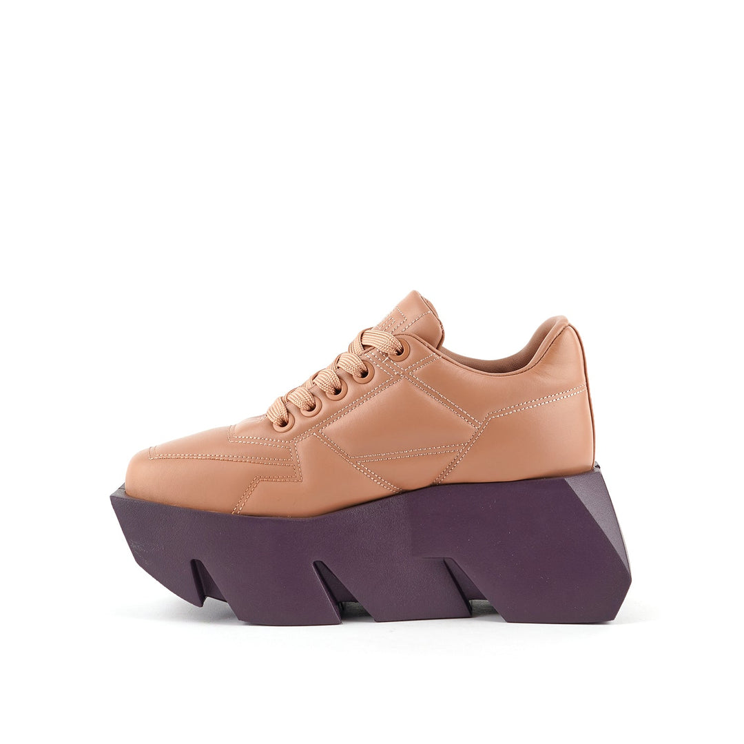 bull puffy sneaker taupe mix 3 inside