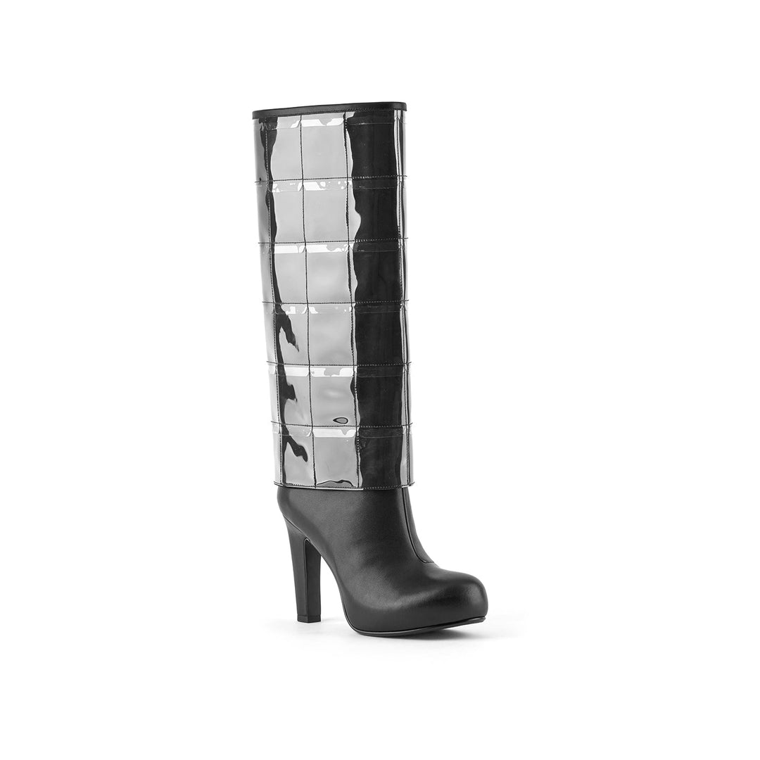 bulletin boot hi black angle out view
