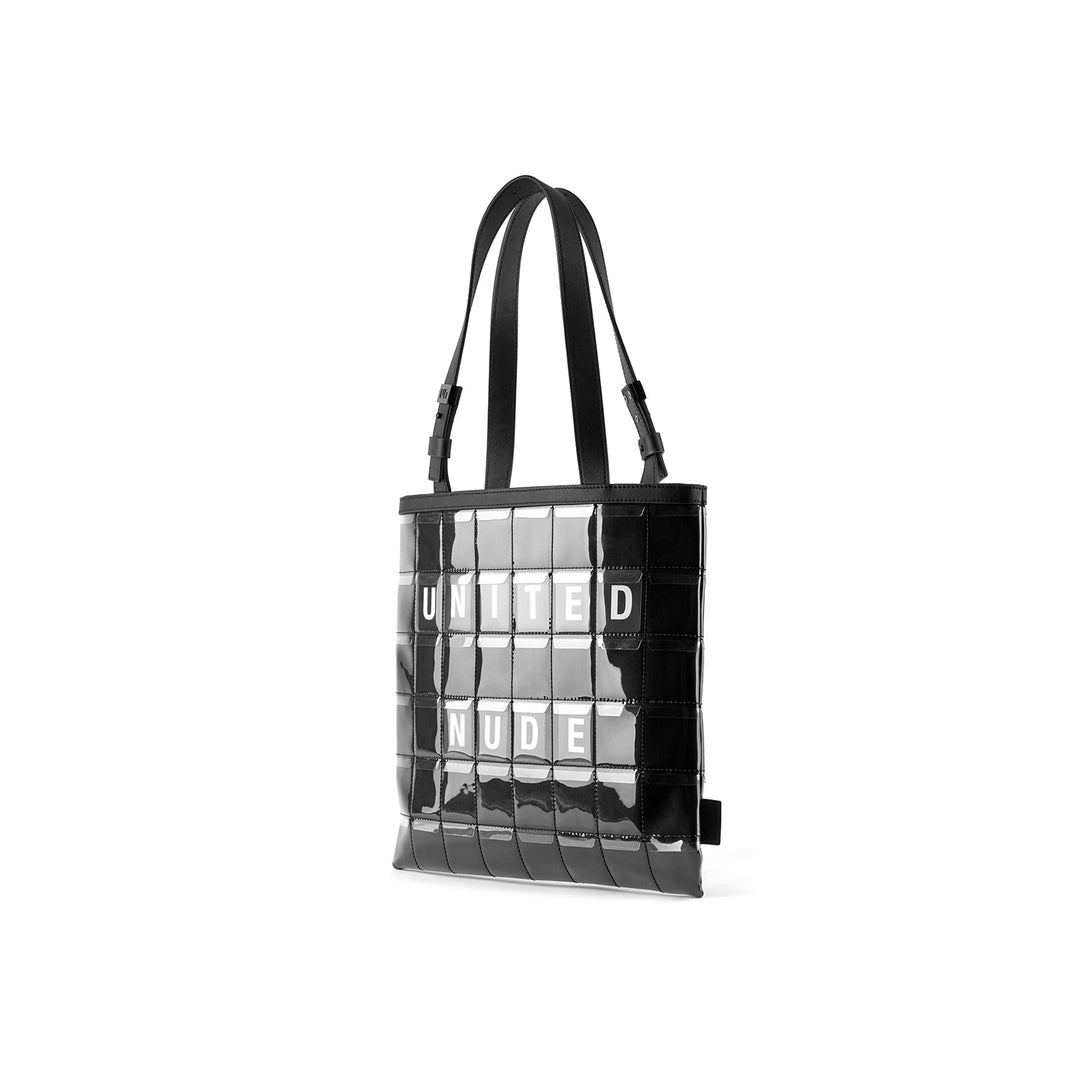bulletin tote black angle in view