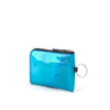 coin wallet light blue iridescent 4 angle in