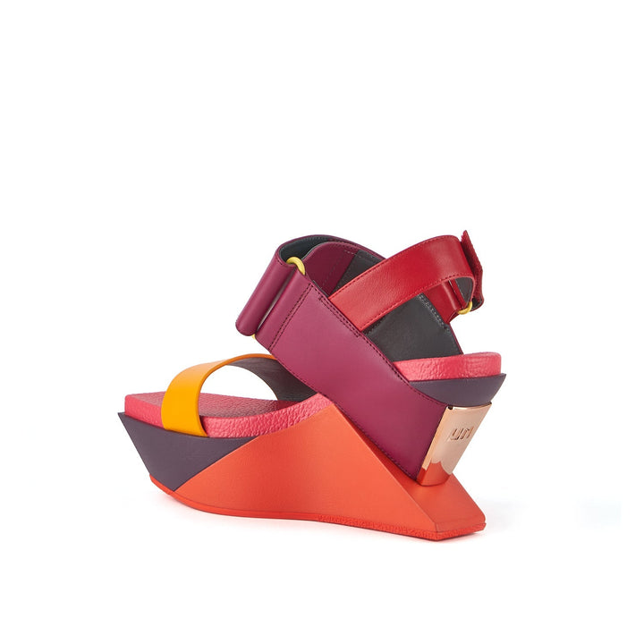 delta wedge sandal mai tai 4 angle in view