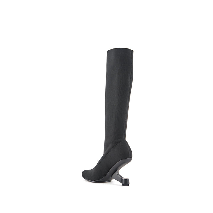 eamz sock boot black 4 angle in view