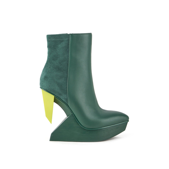 edge bootie deep emerald 1 outside view