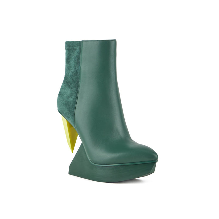 edge bootie deep emerald 2 angle out view