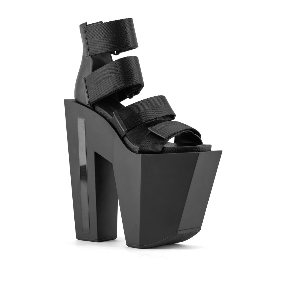 eq sandal black 2 angle out