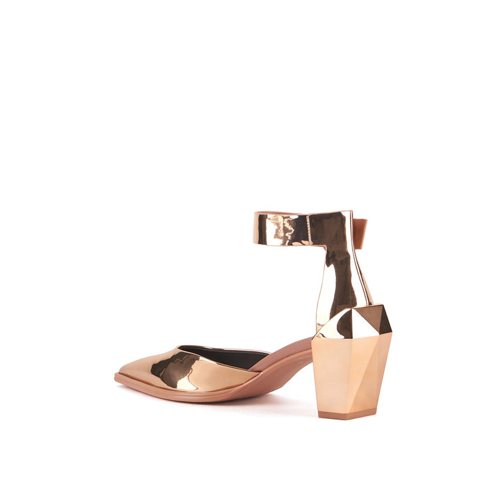 gem dorsey mid mirror rose gold 4 angle in view