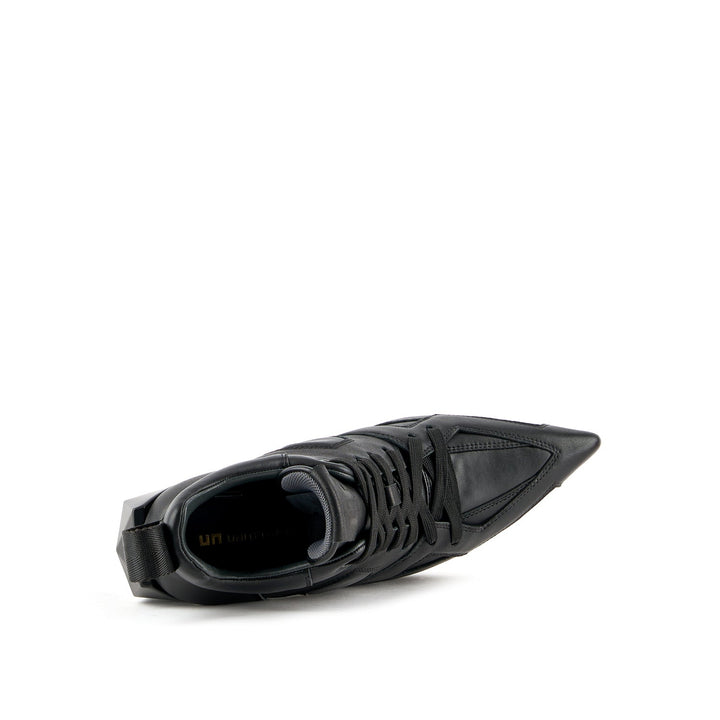 gem sneaker hi black 5 top view