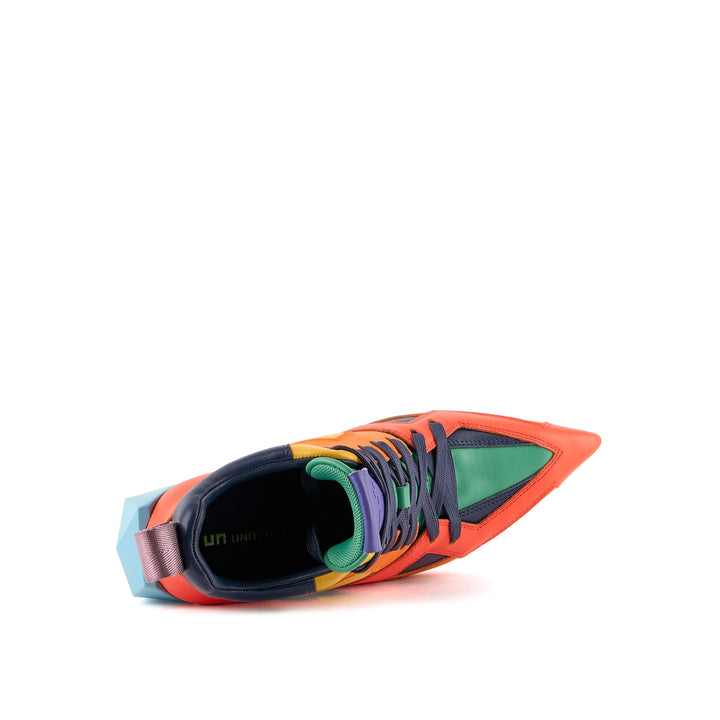 gem sneaker hi electric rainbow 5 top view
