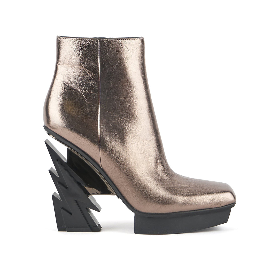 glam square boot gunmetal 1 outside view