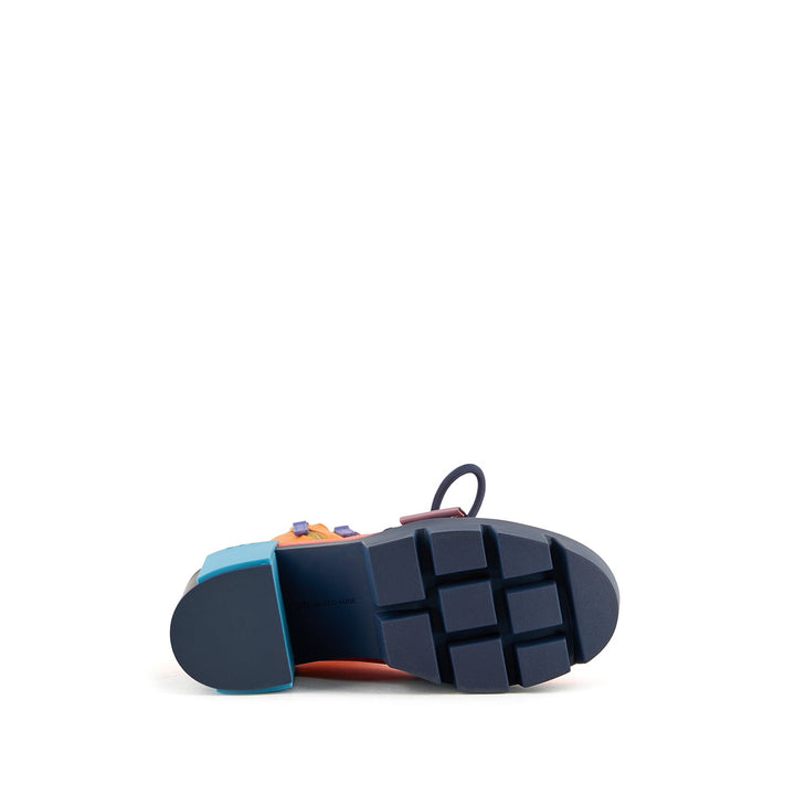 grip combat mid electric rainbow bottom view