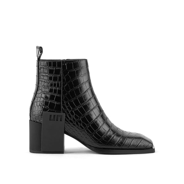 (サイズ36 )ブーティUN Bootie Mid Ⅱ Black（ほぼ新品） 楽天市場】ブーツ レディース スクエアトゥ ショートブーツ