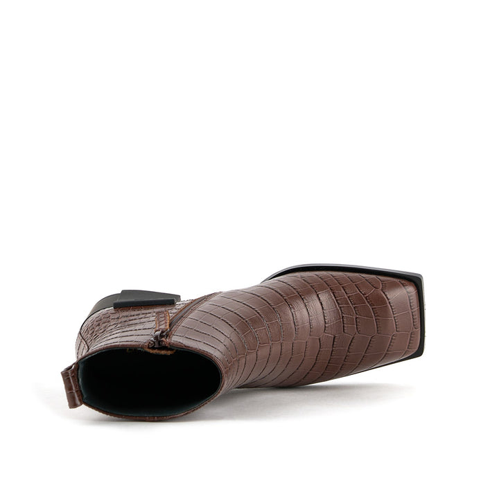 jimmy mid ii sepia croc 5 top view