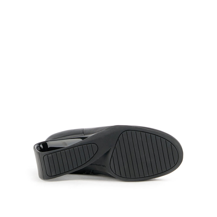 mobius ankle bootie hi black 6 bottom view