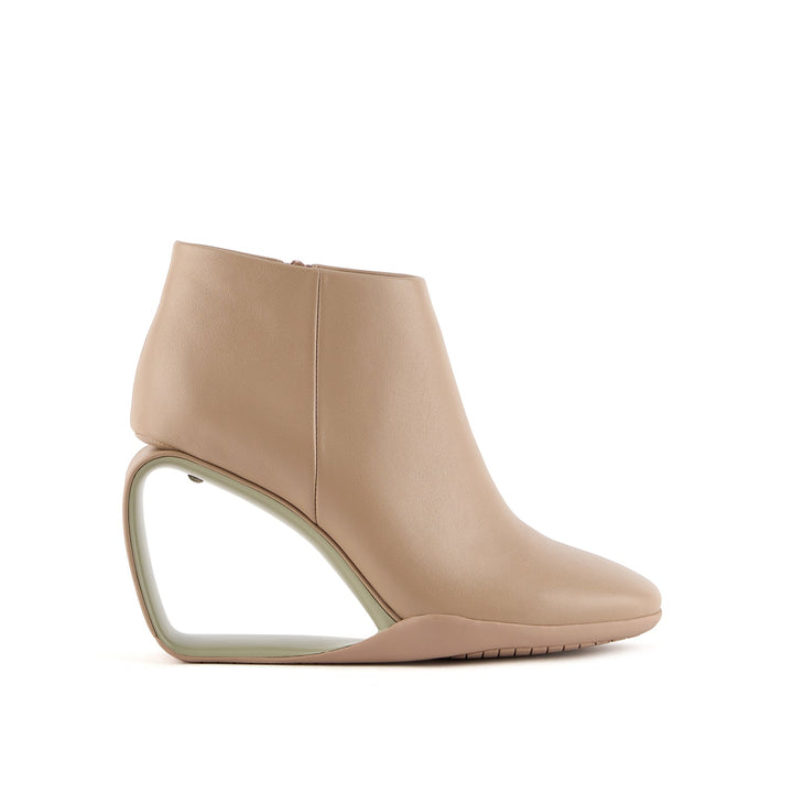 mobius ankle bootie hi taupe mix 1 outside view
