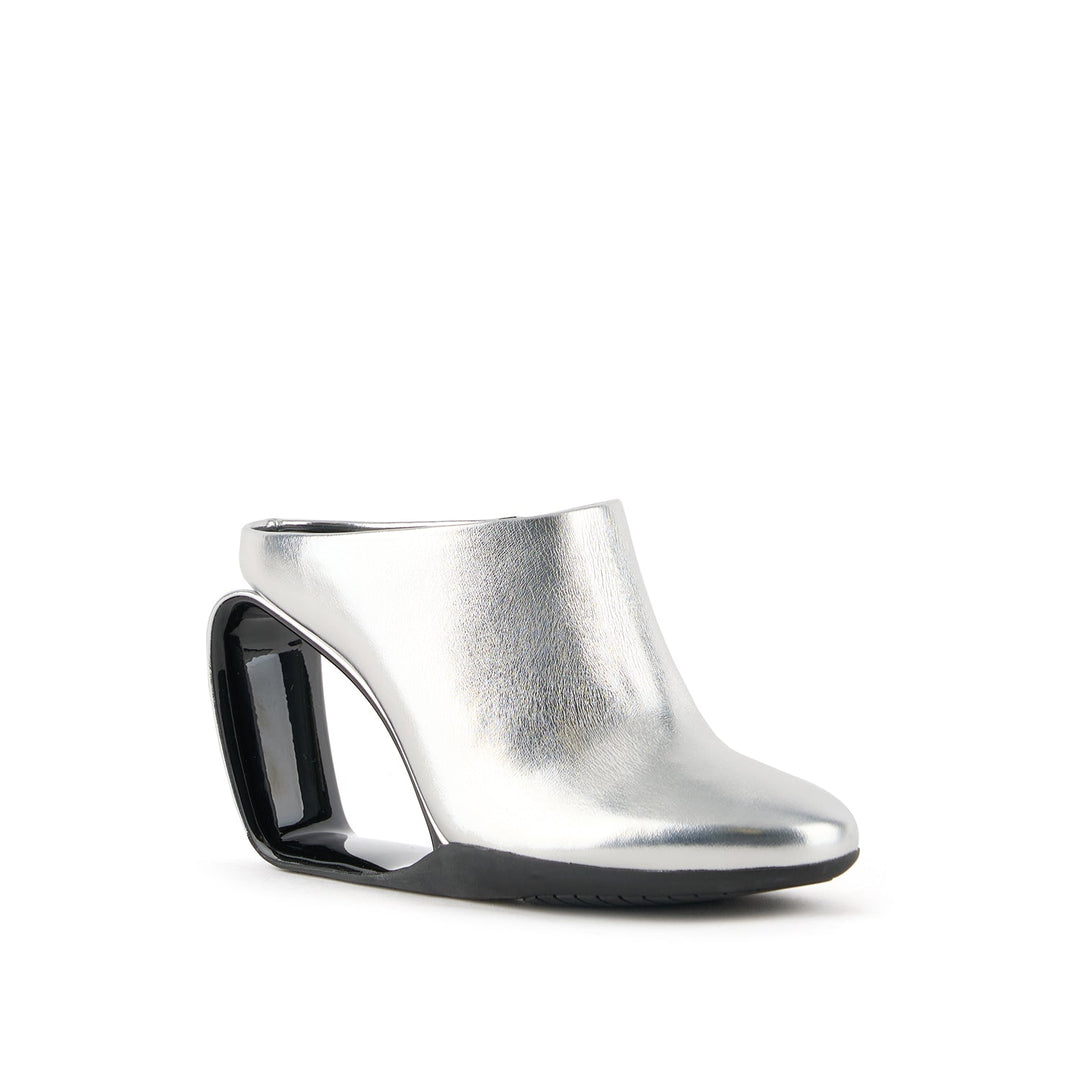 mobius mule hi silver 2 angle out view