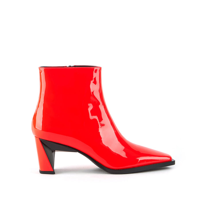 poly bootie mid fluo red 1 outside view