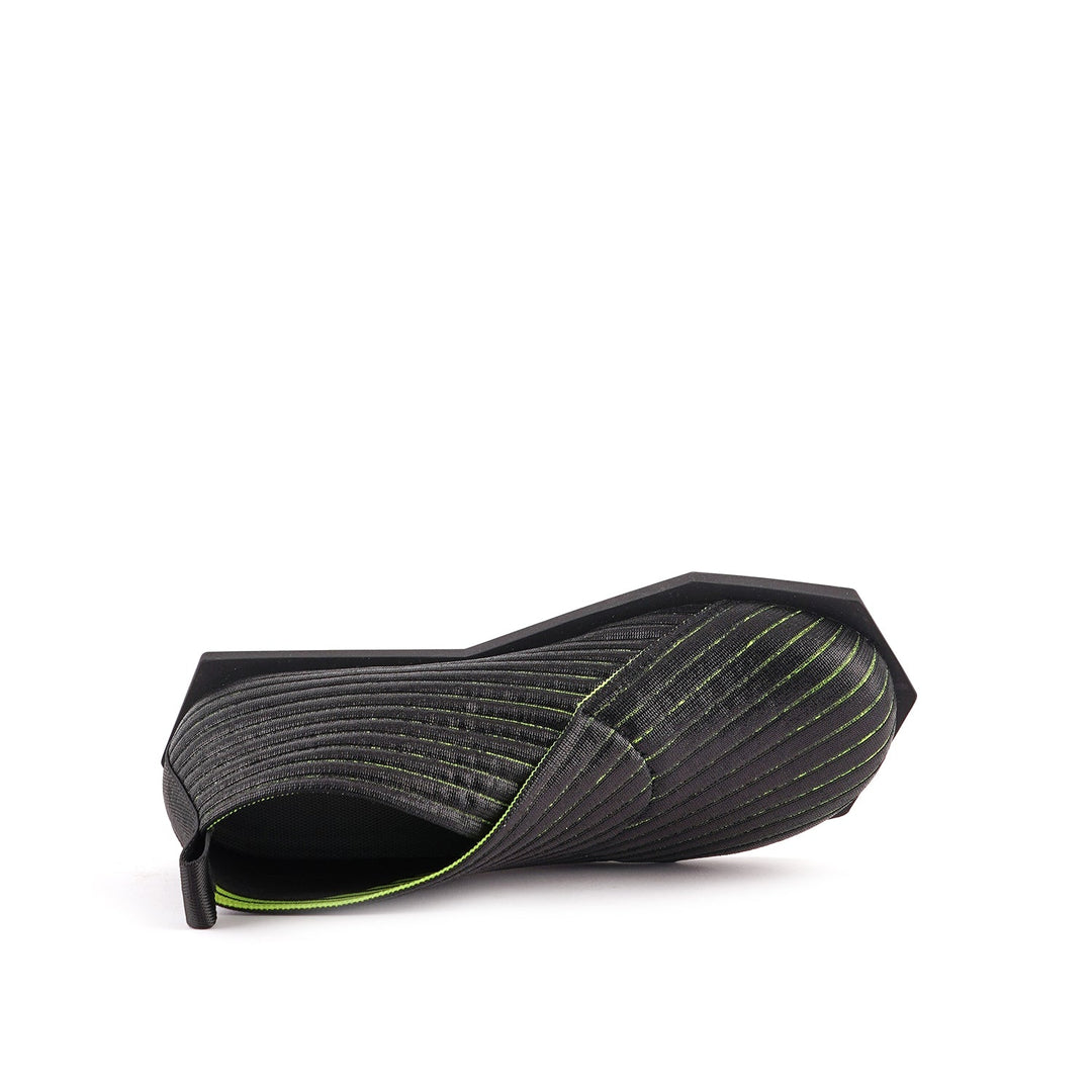 poly fold lo black cyber lime 5 top