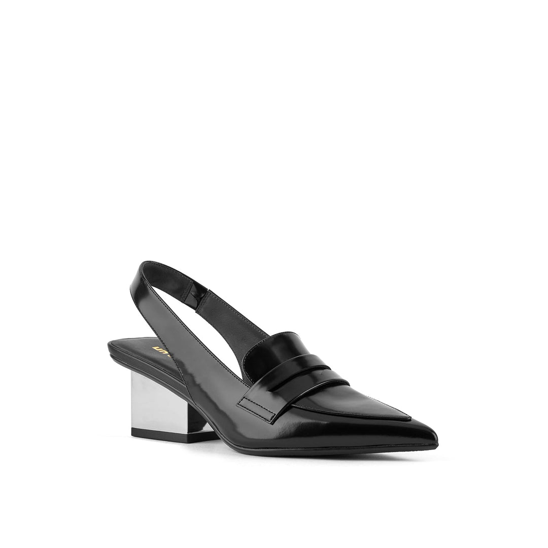 raila loafer mid black 2 angle out