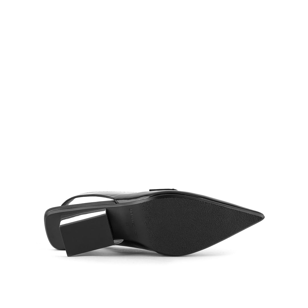 raila loafer mid black 6 bottom