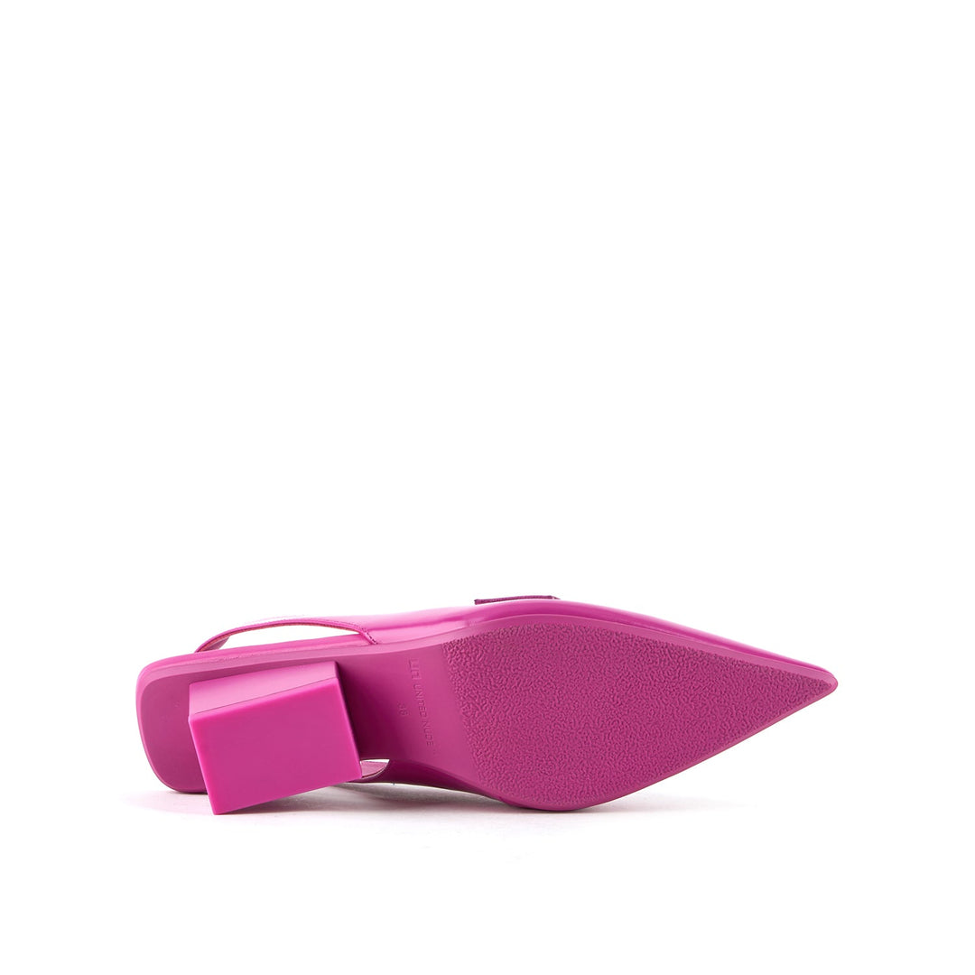 raila loafer mid electric fuchsia 6 bottom