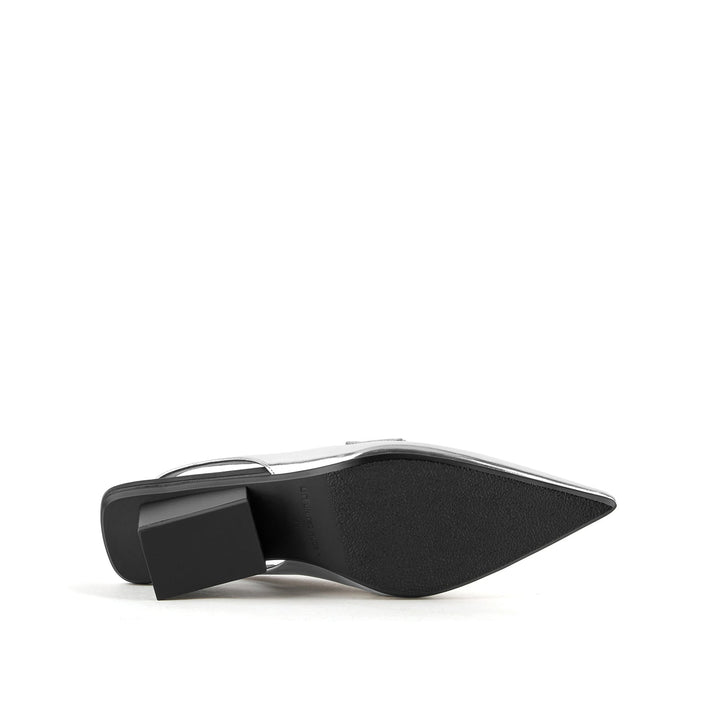 raila loafer mid silver 6 bottom