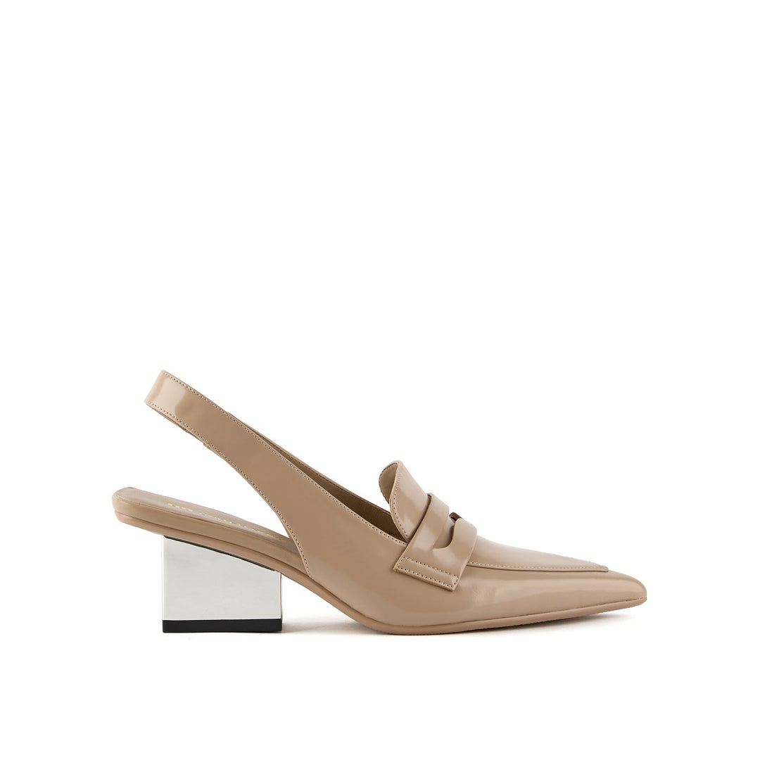 raila loafer mid timeless taupe 1 outside