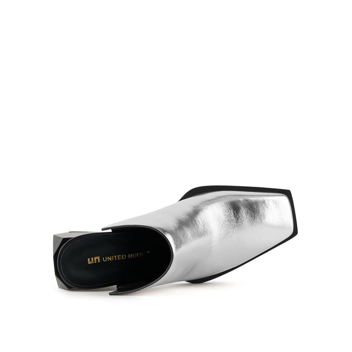 ricky mule mid silver 5 top view