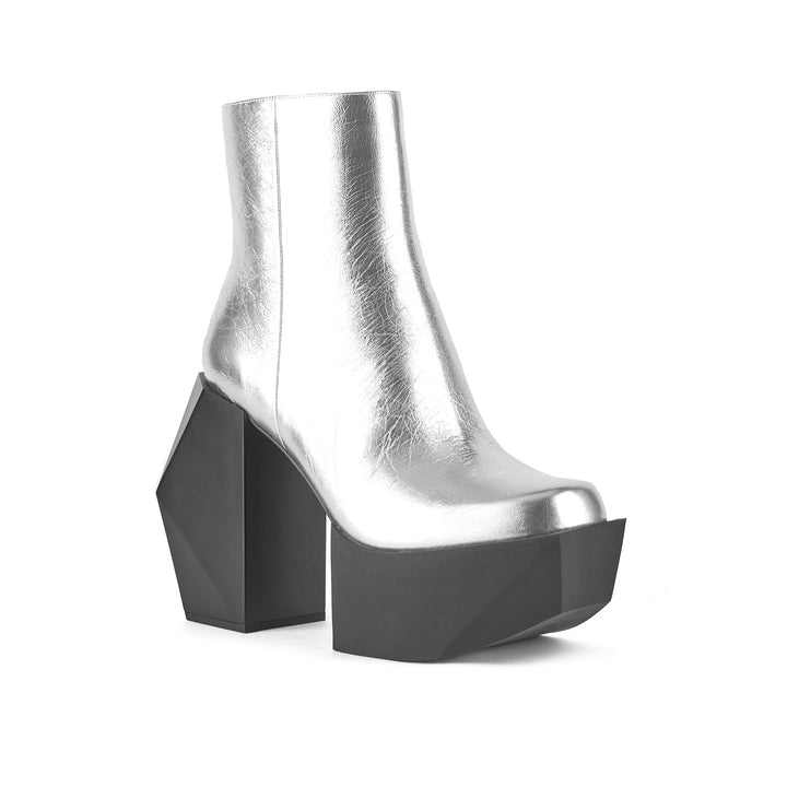 stage boot mens silver 2 angle out view