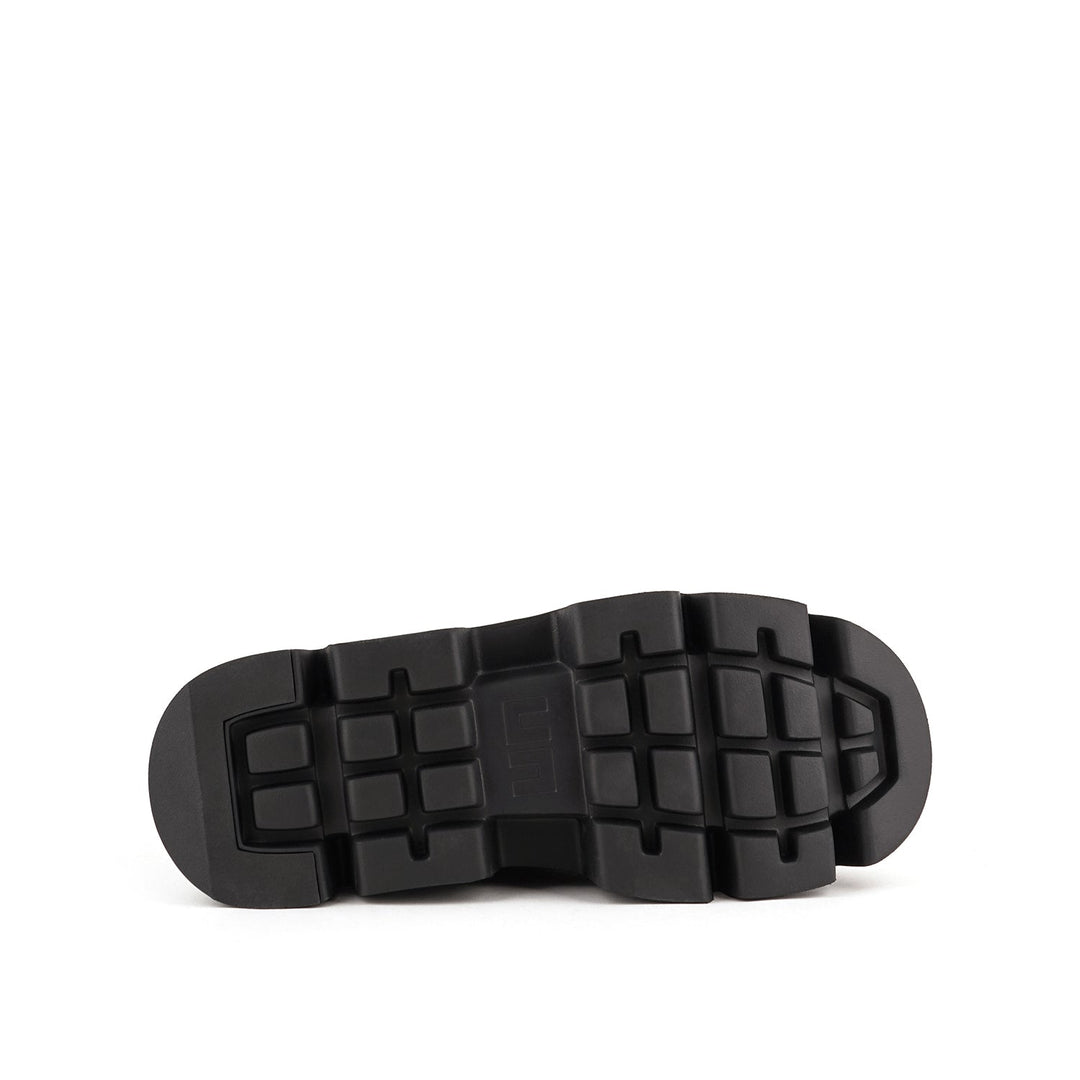 stomper loafer black 6 bottom