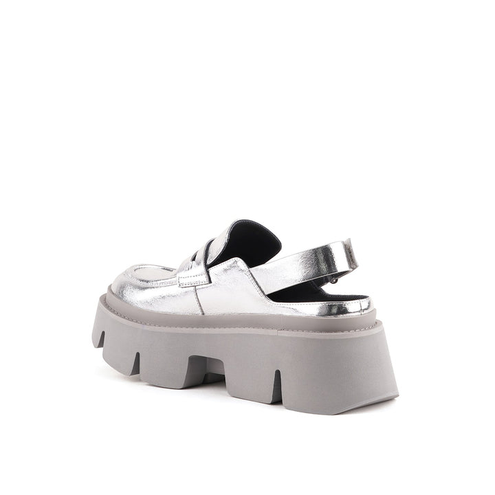 stomper loafer silver 4 angle in