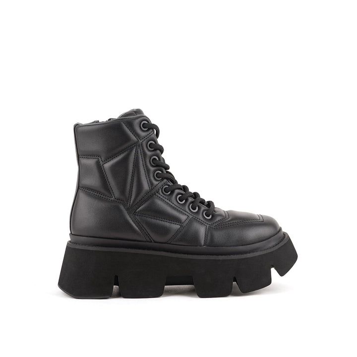 stomper puffy combat black 1 outside