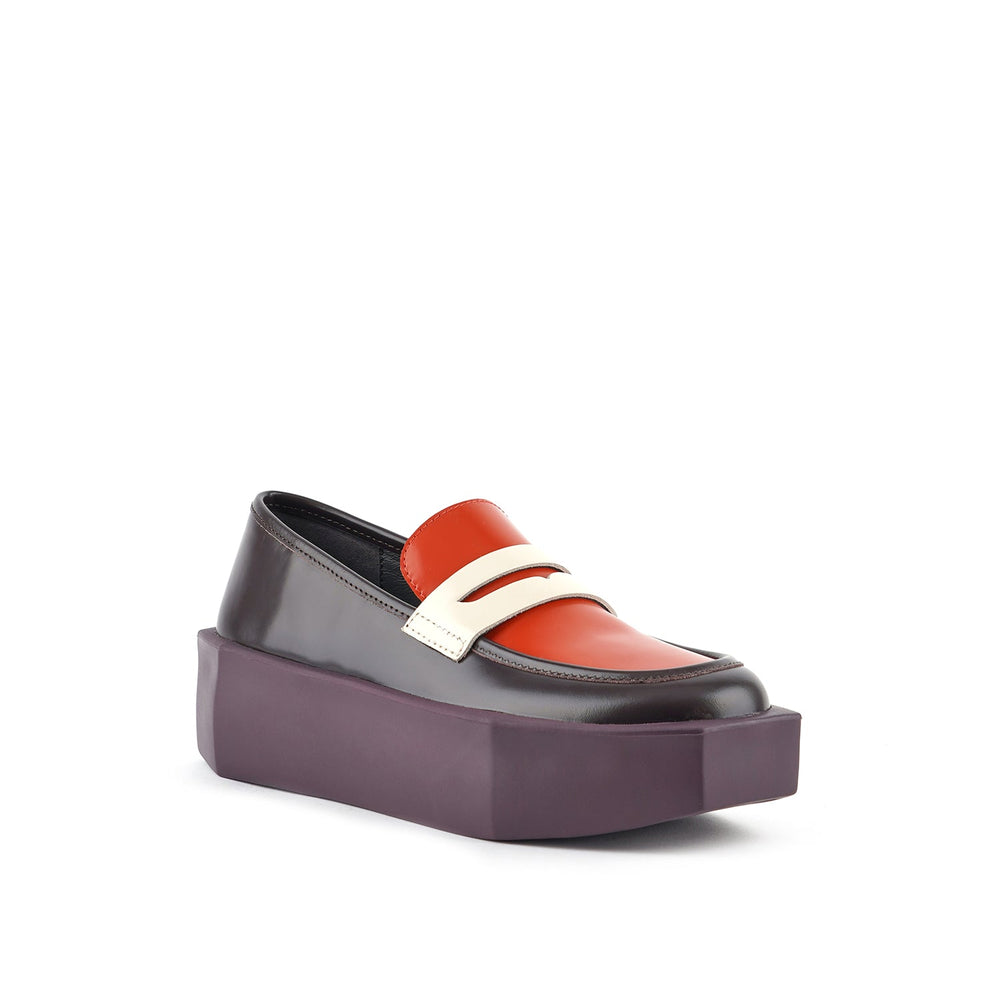 stone loafer lo cocoa mix 2 angle out