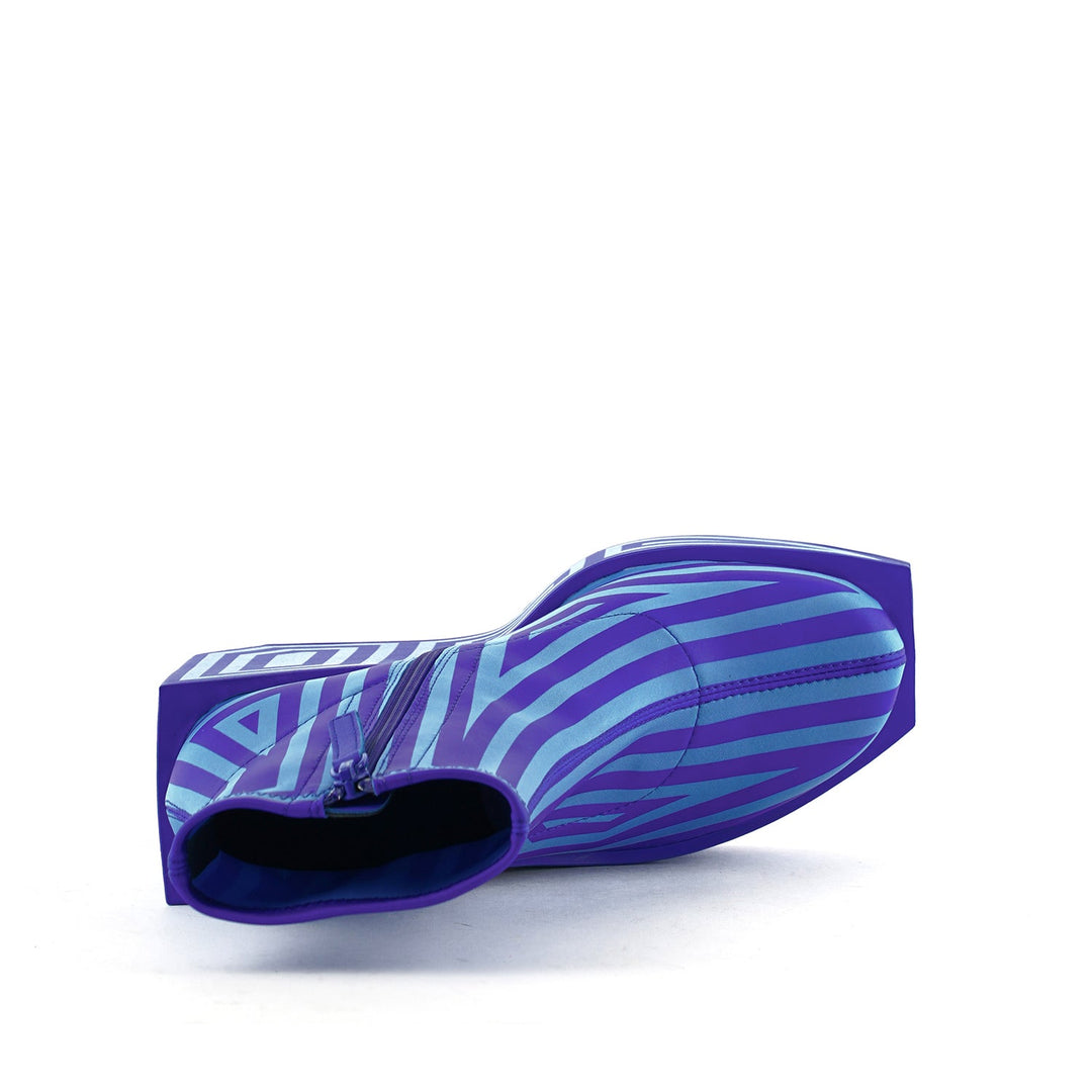 wa bootie hi blue mix 5 top view