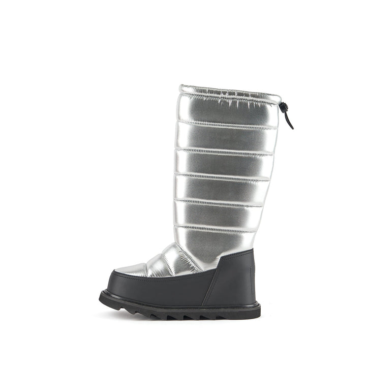 zembla bubble boot silver 3 inside view