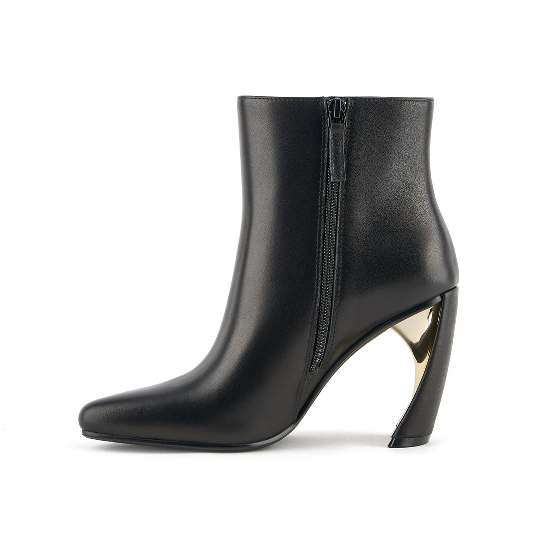 zuma bootie hi black gold 3 inside view