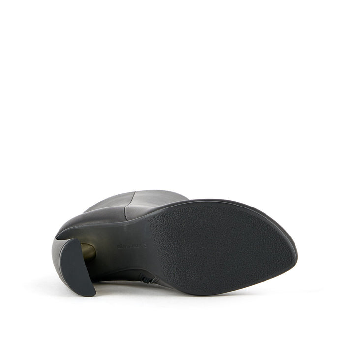 zuma bootie hi black gold 6 bottom view
